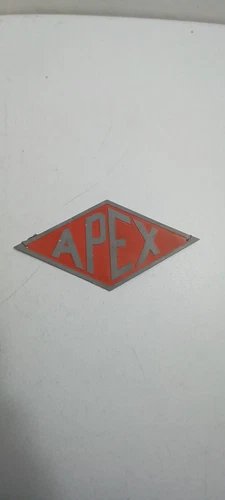VINTAGE METAL APEX ADVERTISEMENT SIGN