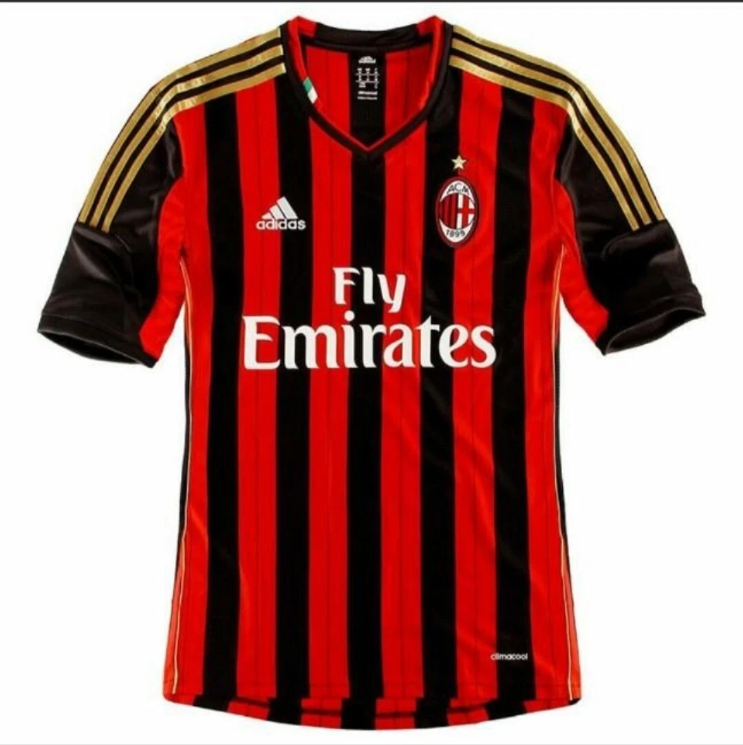 Adidas AC Milan Soccer Jersey | eBay