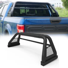 Sports Bar Rack Fits Full Size Trucks/Silverado/Ram/F-150 Grille Guard Black