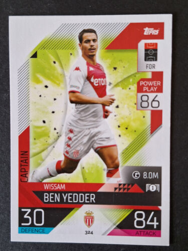 Wissam Ben Yedder 324 Monaco Carte Topps Champions League 2022-23 Match Attax - Bild 1 von 3