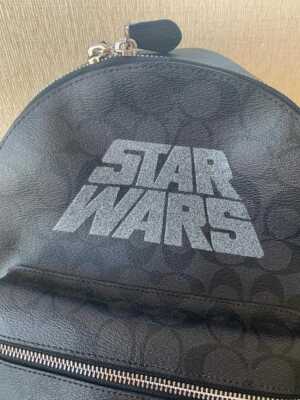 Coach Star Wars Bag Backpack Rucksack Black Limited Collaboration