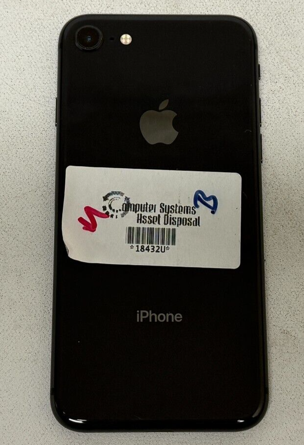 Apple iPhone 8 (A1863 - 64GB Storage - Black - Unlocked - MQ722LL