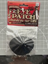 Pirate Eye Patch Costume Black Buccaneer Accessory Adult/Teen Halloween New