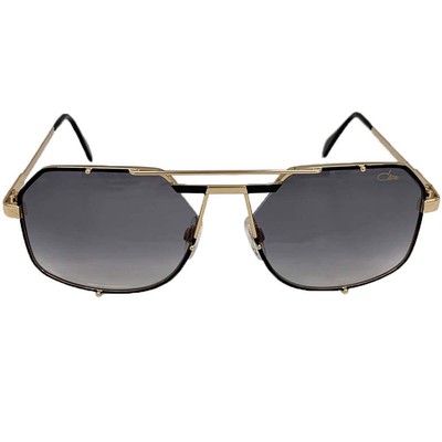 Sunglasses Cazal Legends 959 302 59 18 145 Black Gold Grey Gradient lens 100% Au