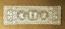 Quaker Lace Table Runner 16" x 45" Ecru Wedding Christmas Diningroom
