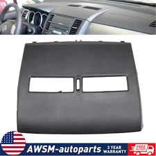 New Black Front Upper Top Center Dash Air Vent Trim Bezel FOR Nissan Versa 07-12