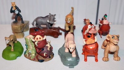The Lion King 10 Toy Lot Disney, McDonald's & Burger King - Simba, Nala, Pumbaa
