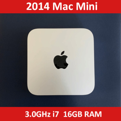 2014 Mac Mini 3.0GHz i7 | 16GB RAM | 256GB PCI Express + 2TB