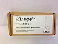 Open Box Mirage Spm-1322s Medium Duty Lapel Microphone