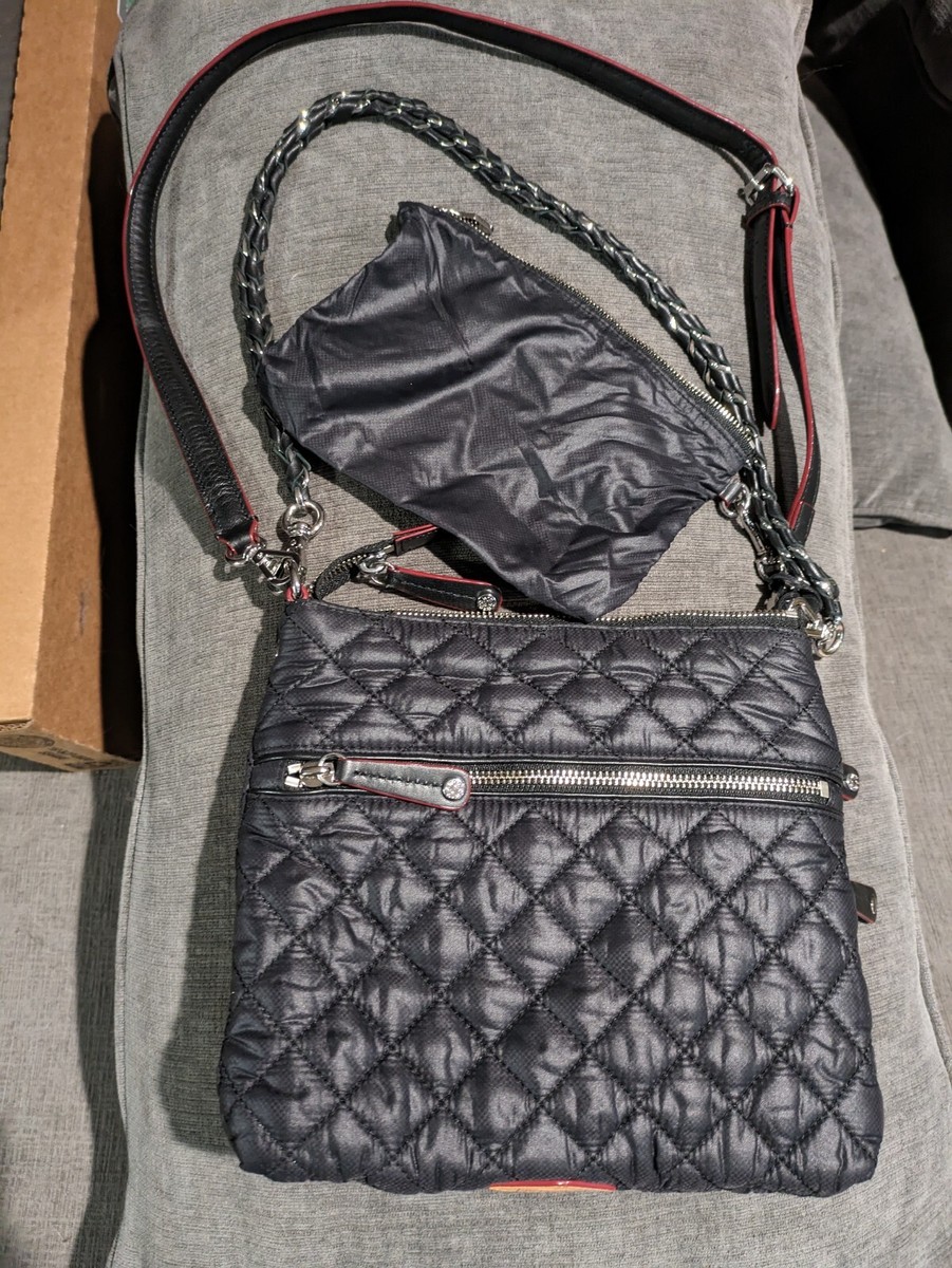 MZ Wallace Downtown Crosby CROSSBODY Tote Black Quilted  display picture 1