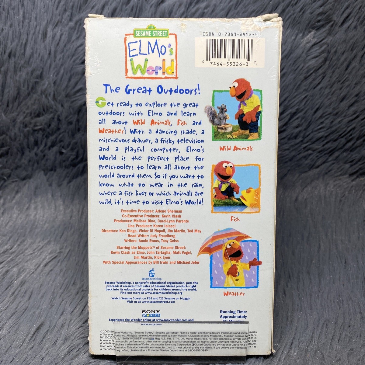 Sesame Street - Elmo's World: The Great Outdoors VHS 2003 Sony