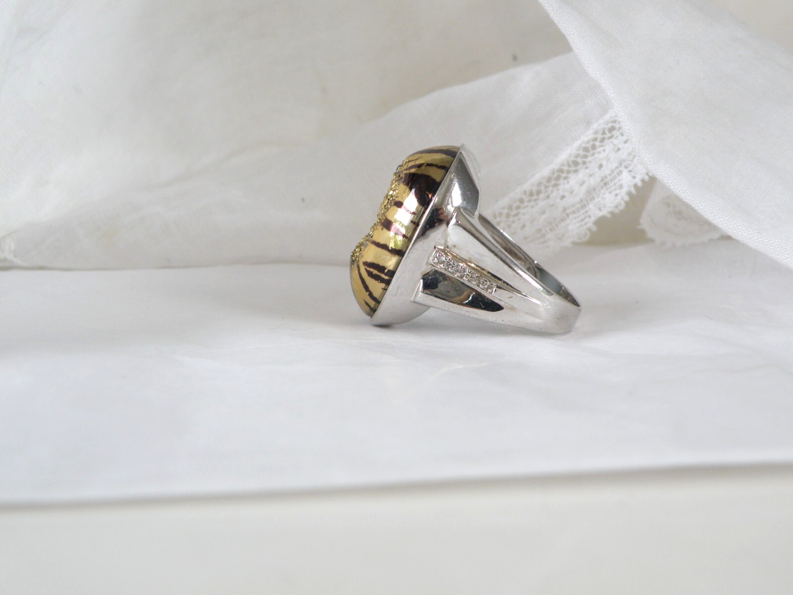 Solid Sterling Silver 925 Panther Tiger Leopard H… - image 18