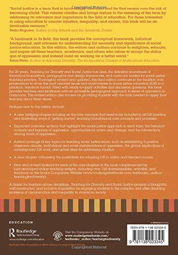 Teaching for Diversity and Social Justice 9781138023345| eBay
