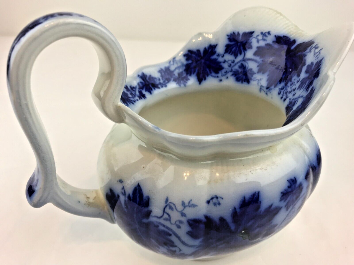 Gefle Vinranka Pitcher 16 Ounces Flow Blue Arthur Percy Sweden | eBay
