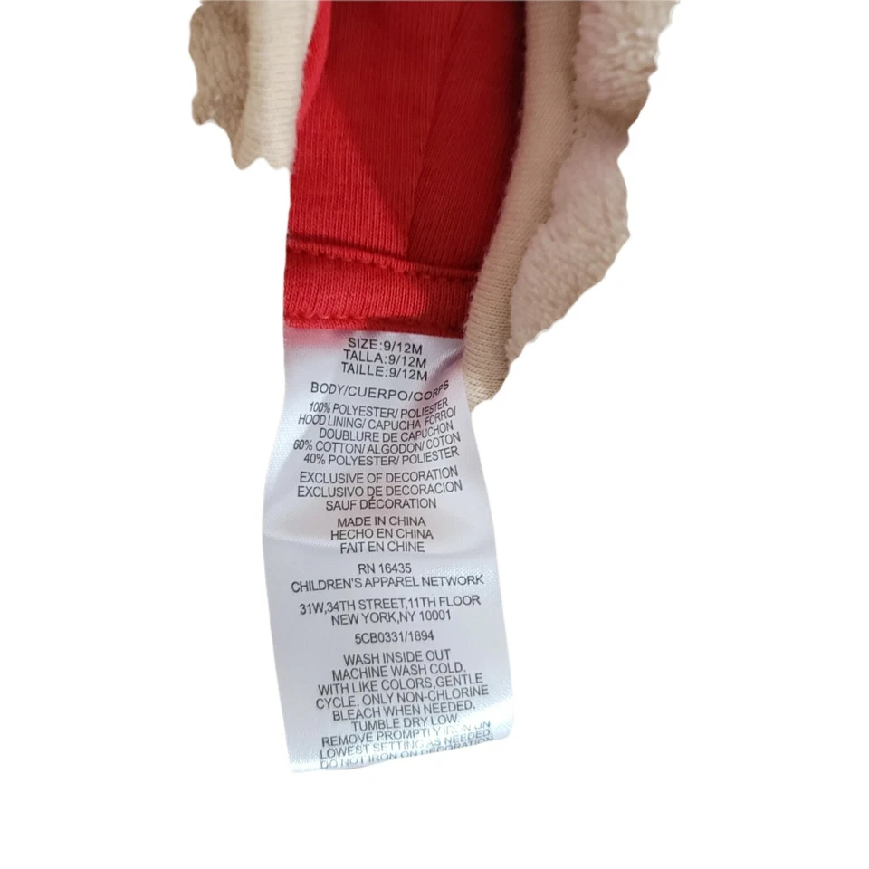 Mameluco Jersey Infantil Manga Larga 9-12 Meses Navidad Reno Súper Suave Avon Foto 4 de 4