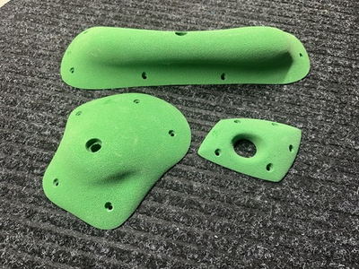 #ad Set Of 3 Green Rock Climbing Holds. Never Been Used. Please See Pics. #25 8. $54.00