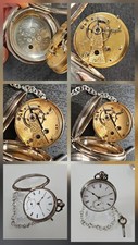 Antike Englische Taschenuhr London Pocket Watch - Spz-8