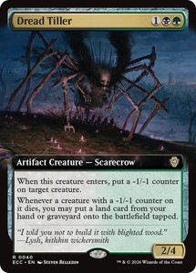 Dread Tiller (Extended Art) #40 Commander: Lorwyn Eclipsed