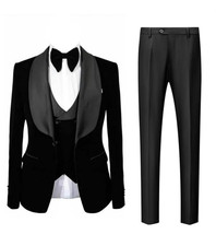 Mens Suits Wedding Tuxedo Bestman Bespoke Workwear Shawl Lapel Business Blazer