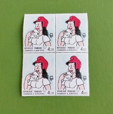 1983 FRANCE  Y&T N° 2291 LETTRE DE MARIANNE JEAN EIFFEL BLOC DE 4  TTB