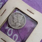 2 1916-S. 1, 1920sMercury Dime San Francisco Silver US 10C Coin Circulated