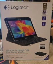 Logitech Ultrathin Keyboard Folio Samsung Galaxy Tab4 10.1 NEW