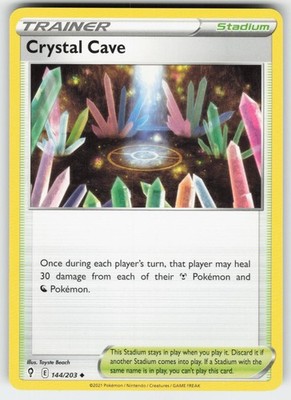 Crystal Cave 144/203 Uncommon Evolving Skies Pokemon Near Mint