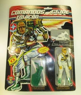 G.I. Joe レオパルド（Leopardo）Estrela - Brazil Pantano GI Joe Brazil Iceberg as Cobra MOC Sealed Comandos Em Acao