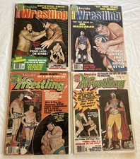 Inside Wrestling Magazines 1976 March April August November Victory Sports