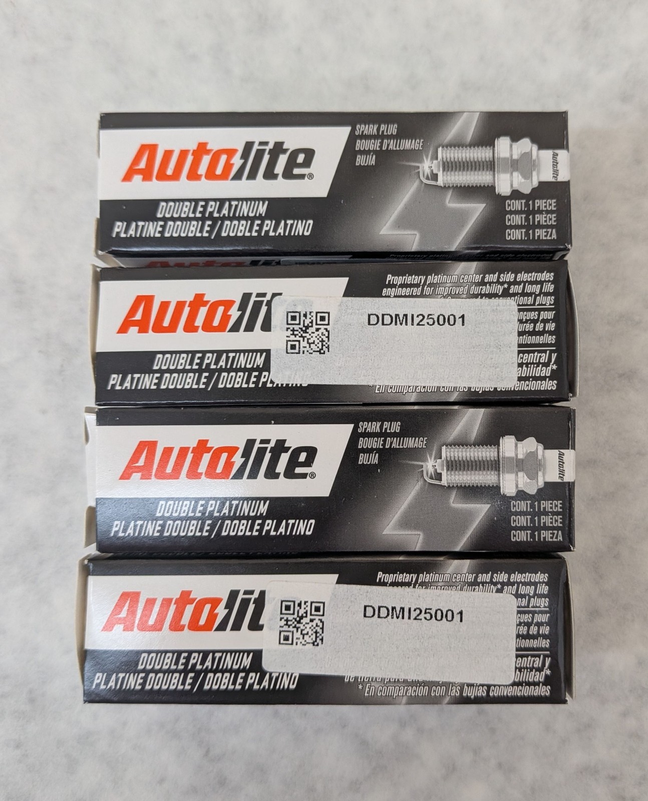 4pk Autolite APP5224 Double Platinum Spark Plugs