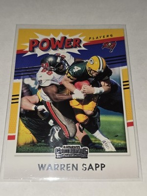 2021 Panini Contenders - Power Players Warren Sapp #PP-WSA