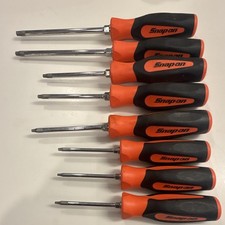 Snap-on 8pc Instinct Torx Screwdriver Set T10 T15 T20 T25 T27 T30 T40 T45 Snap-on 8pc Instinct Torx Screwdriver Set T10 T15 T20 T25 T27 T30 T40 T45