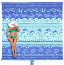 Beach Blanket Waterproof Sandproof Oversized Extra Large Sand Free Beach Mat ...