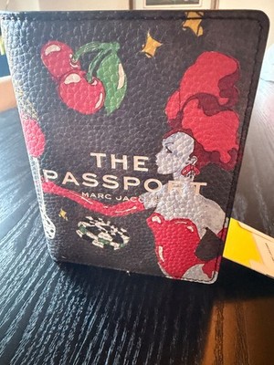 Marc Jacobs City Capsule Pebble LeatherPassport Holder - Las Vegas NWT