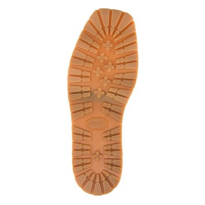 Vibram 1220 Flachsohle für Wanderschuhe griffiges und grobes Profil caramell