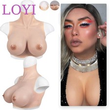 Realistic Silicone Breast Forms Fake Boobs For C-G Cup Crossdresser Drag Queen