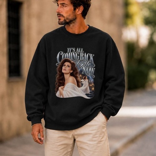 Celine, Celine Gothic Vintage Music It's All Coming Back to Me Now Sweatshirt Gift