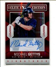 SAN DIEGO  mlb MICHAEL GETTYS signed AUTOGRAPH 1778