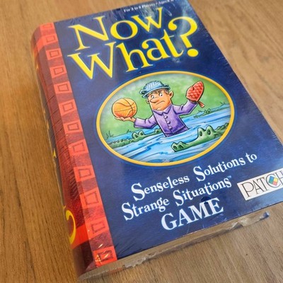 New NOW WHAT Game Senseless Solutions to Strange Situations Interactive Family
