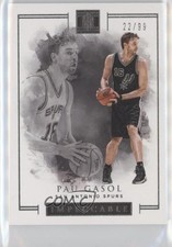 2016-17 Panini Impeccable 22/99 Pau Gasol #42 HOF y8a