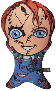 CHUCKY CHILD'S PLAY THROW PILLOW GoodGuys Shaped Plush by Pal-O 20"Vacuum sealed