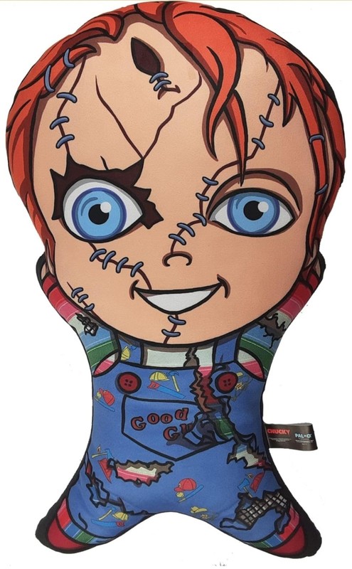 CHUCKY CHILD'S PLAY THROW PILLOW GoodGuys Shaped Plush by Pal-O 20"Vacuum sealed