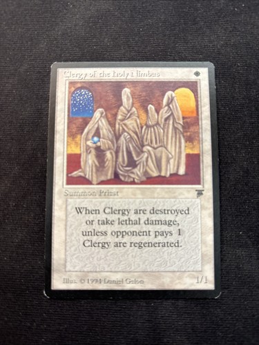 Clergy of the Holy Nimbus Legends Mtg NM - Picture 1 of 2