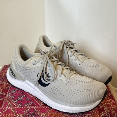 Topo Ultrafly 4 Men Size 11.5 Gray Blue Athletic Running Wide Toe Bed Shoes 