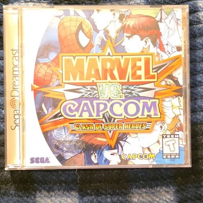 Capcom Marvel vs. Capcom: Clash of Super Heroes Sega Dreamcast Fighting Manual