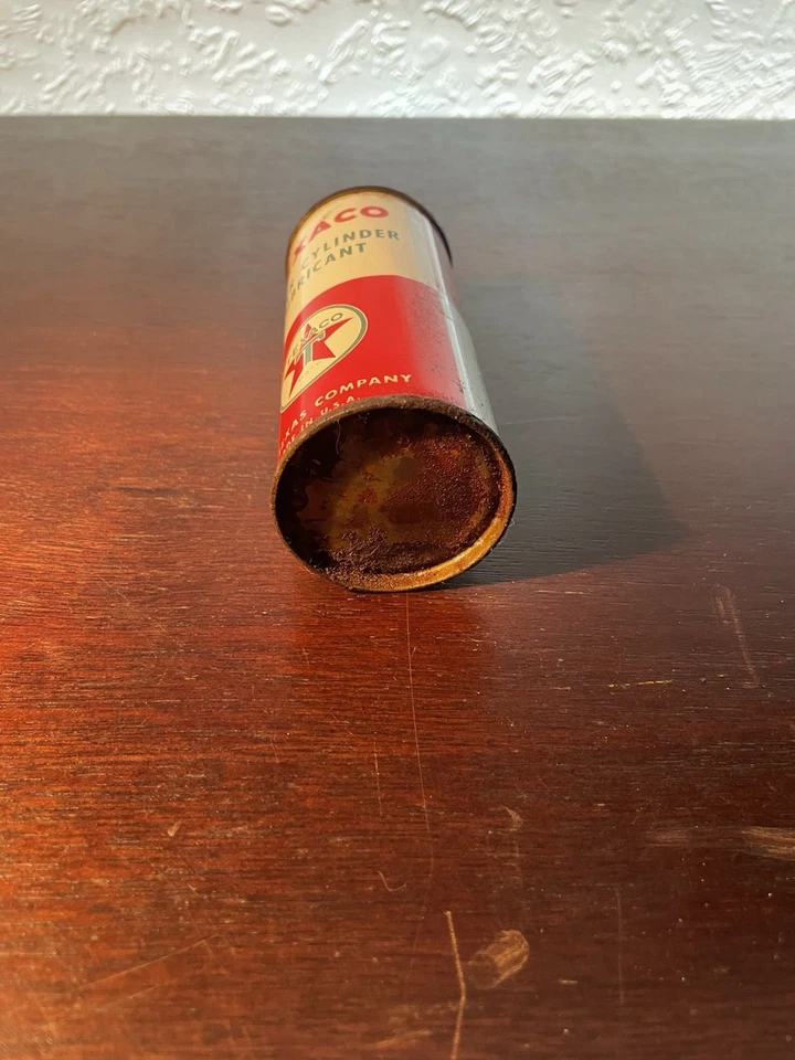 Texaco Cilindro Superior Lubricante Completo/Texaco Hogar Lubricante Latas (2lote) Foto 2 de 4