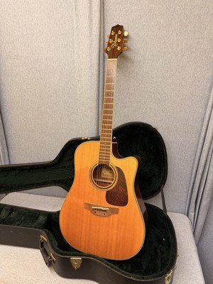 Takamine P4DC Pro Series Dreadnought Cutaway Acoustic-Electric Guitar Natural