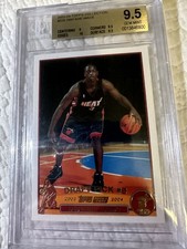 Topps 2003-04 Collection Dwyane Wade Rookie Card #225  Heat NBA Gem Mint 9.5!
