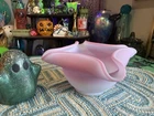 Fenton Blue Burmese Fairy Light Bottom