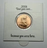 2008 P American Lincoln Memorial Penny no mint mark Make someone feel Loved! #B